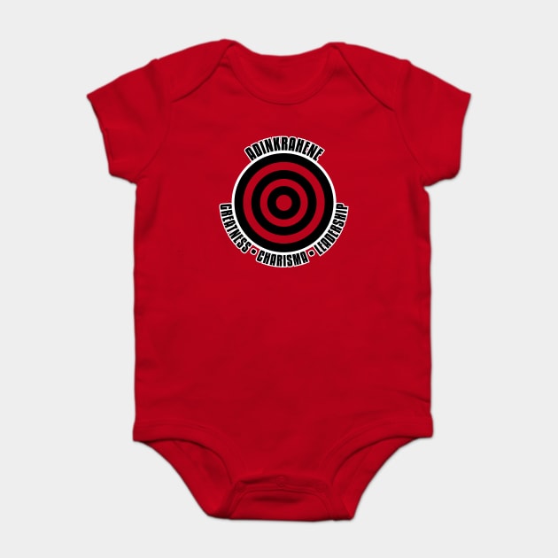 Adinkrahene | Adinkra Symbol | African | African American | Black Lives Baby Bodysuit by UrbanLifeApparel